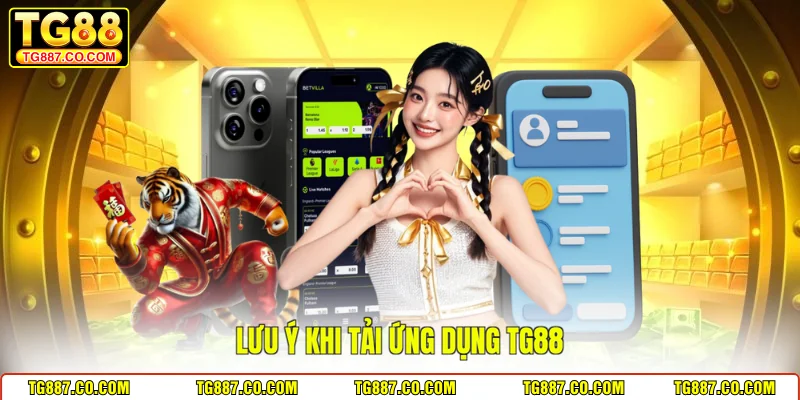 Lưu ý khi tải ứng dụng TG88
