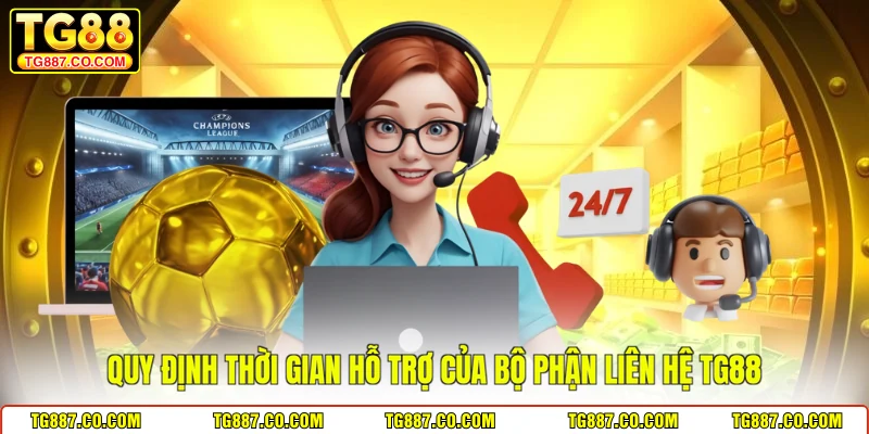 Quy định thời gian hỗ trợ của bộ phận liên hệ TG88