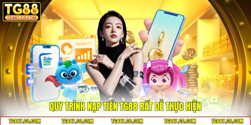 Quy trình nạp tiền TG88 rất dễ thực hiện
